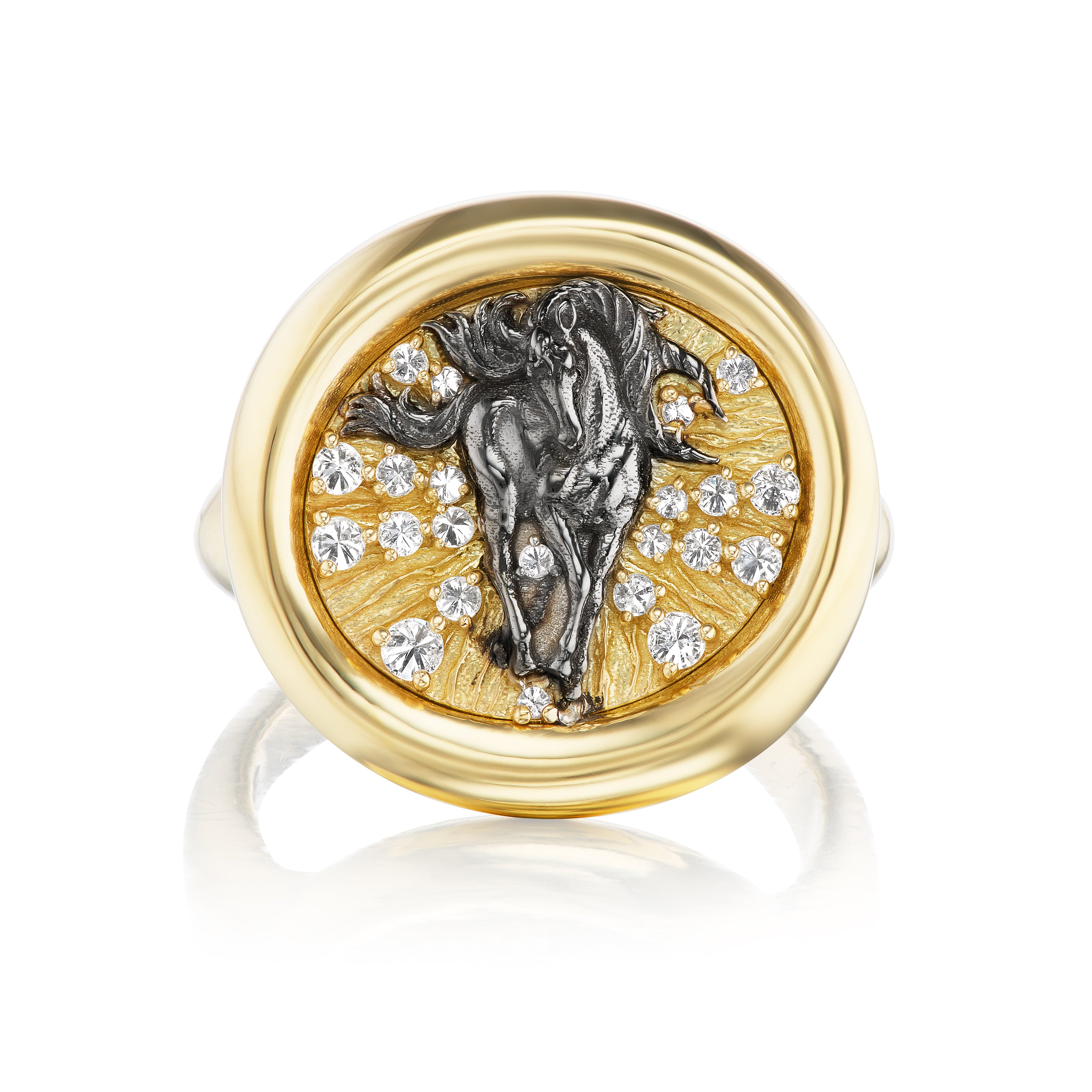 Impeccable Words Strength Signet Ring