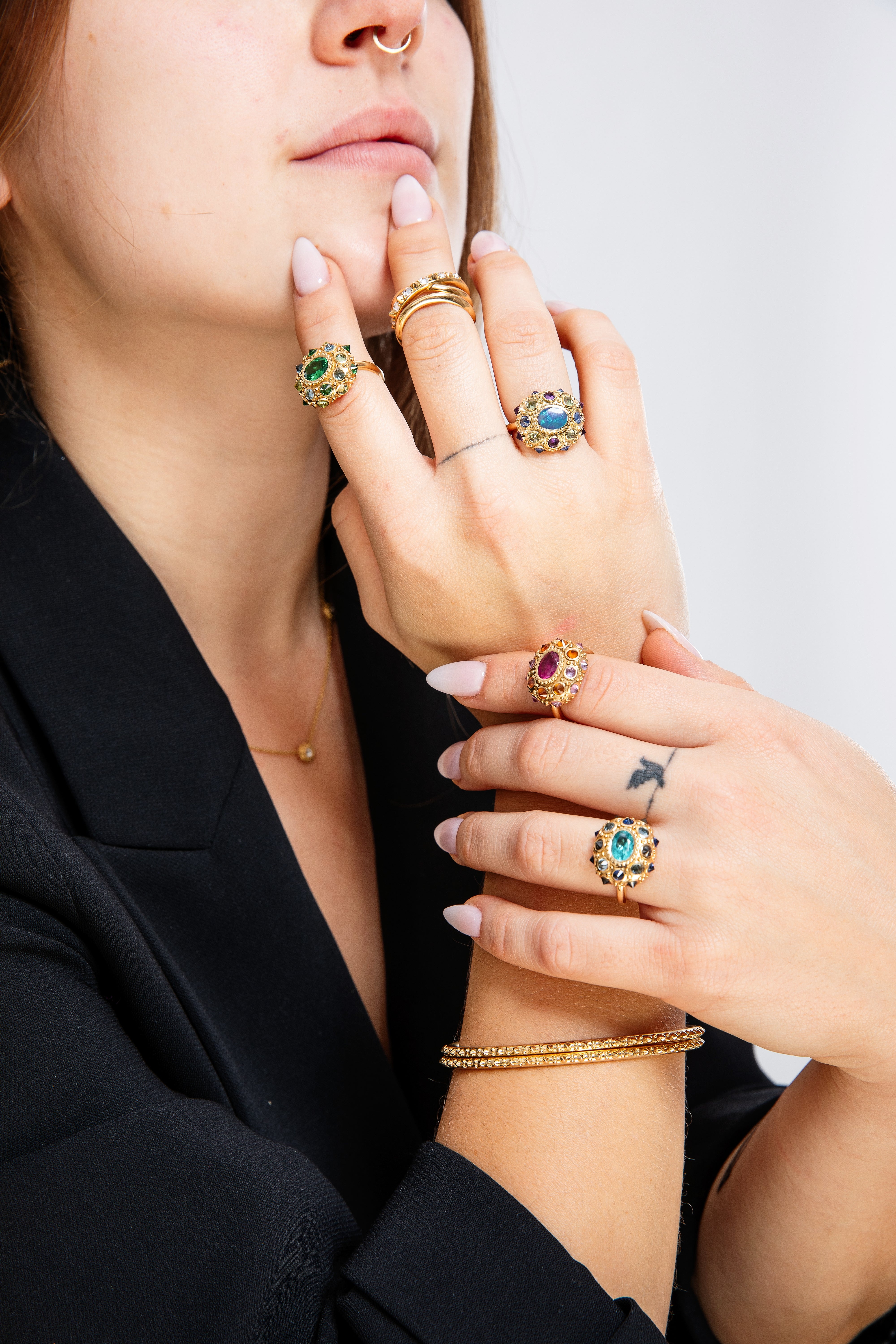 Attitude Yellow Gold 'Adrina Loves a Bangle'