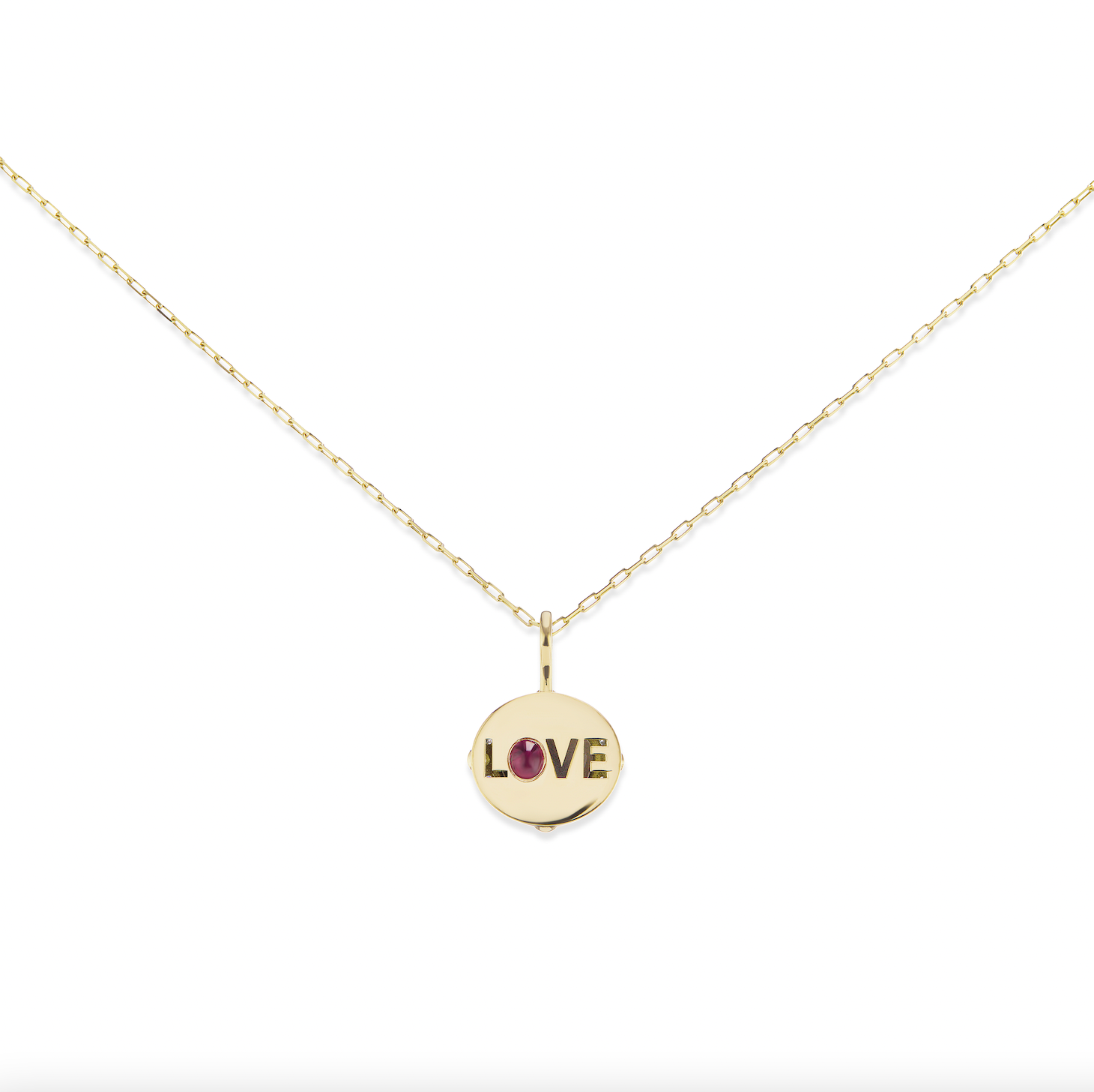 Ali Diamond Eye Cameo Necklace