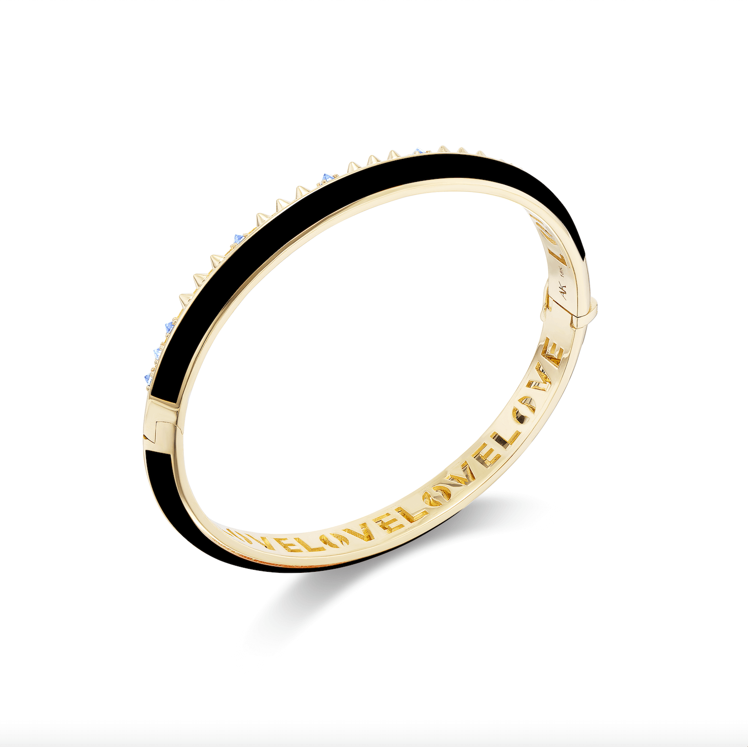 'Sweet, Happy Life' Blue Topaz Bangle