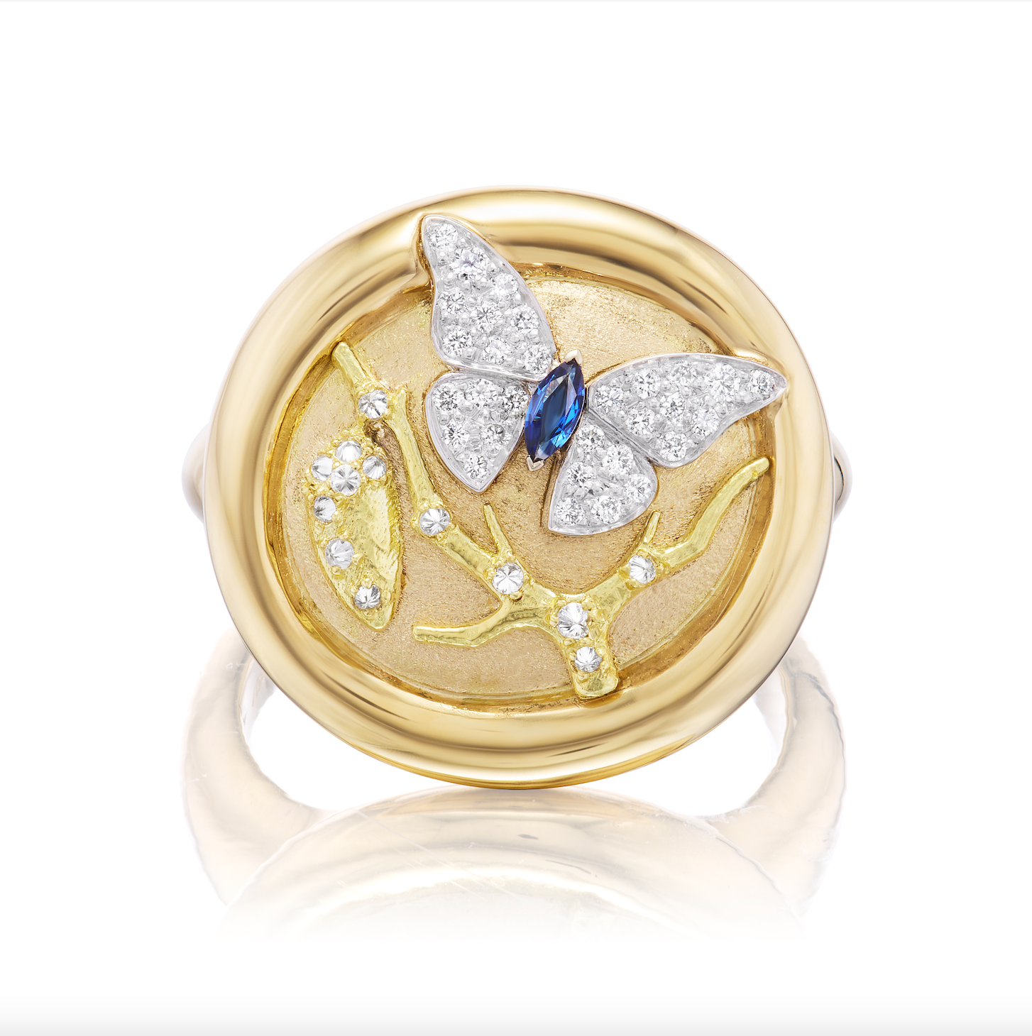 Impeccable Words Evolve Signet Ring
