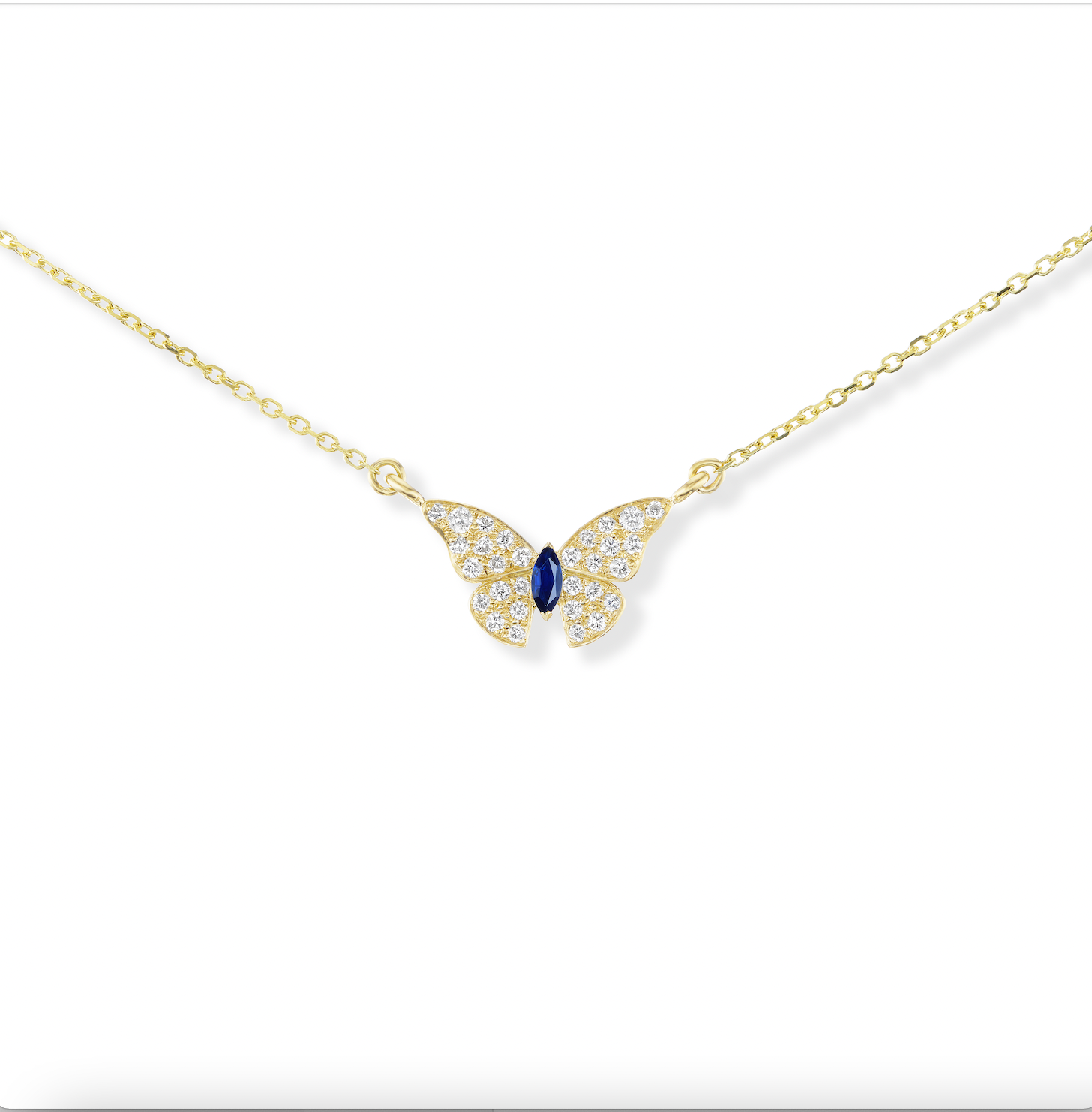 Impeccable Words Evolve Butterfly Charm Necklace