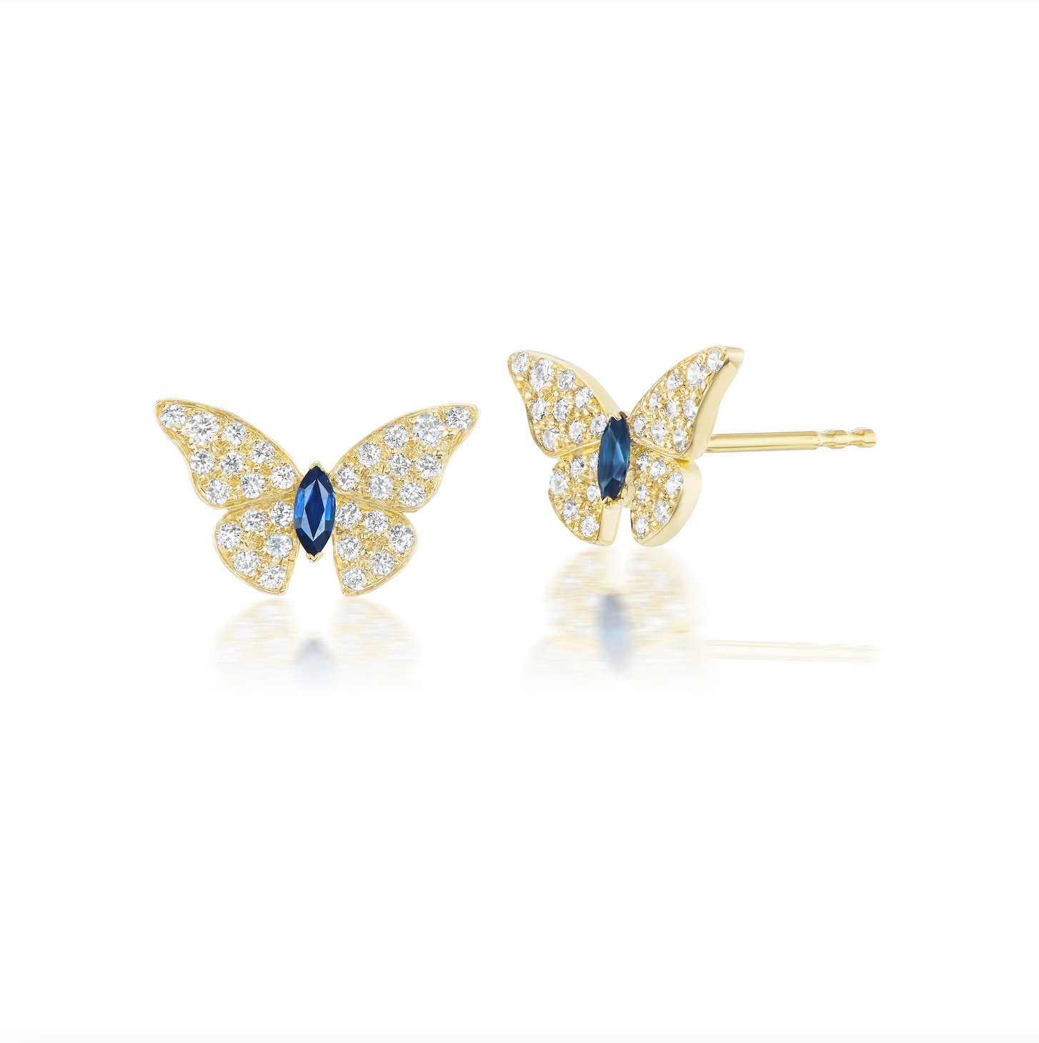 Impeccable Words Butterfly Earrings