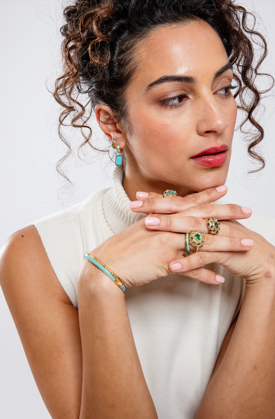 'Sweet, Happy Life' Tsavorite Garnet Bangle