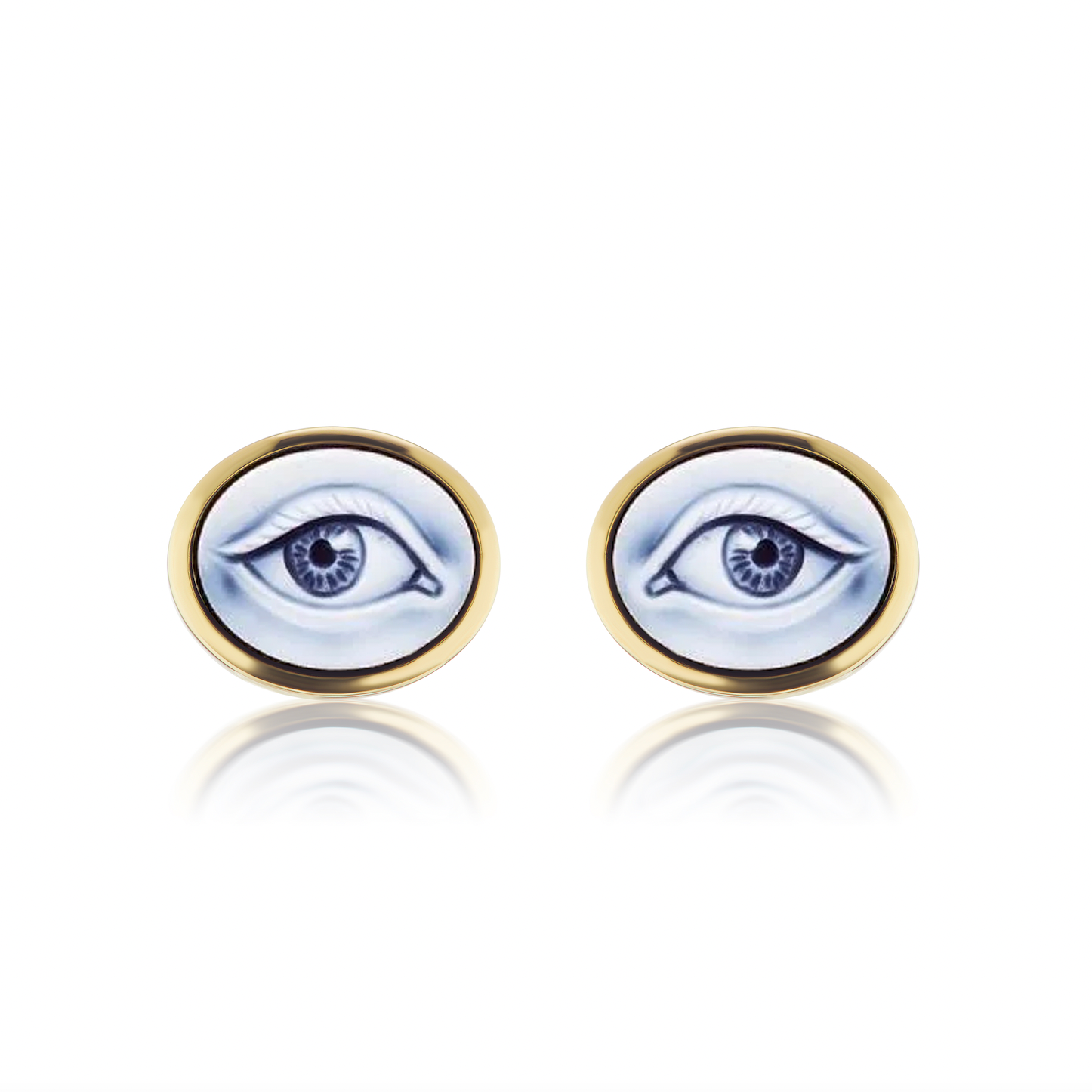 Eye Love Eye Am Charmed Studs
