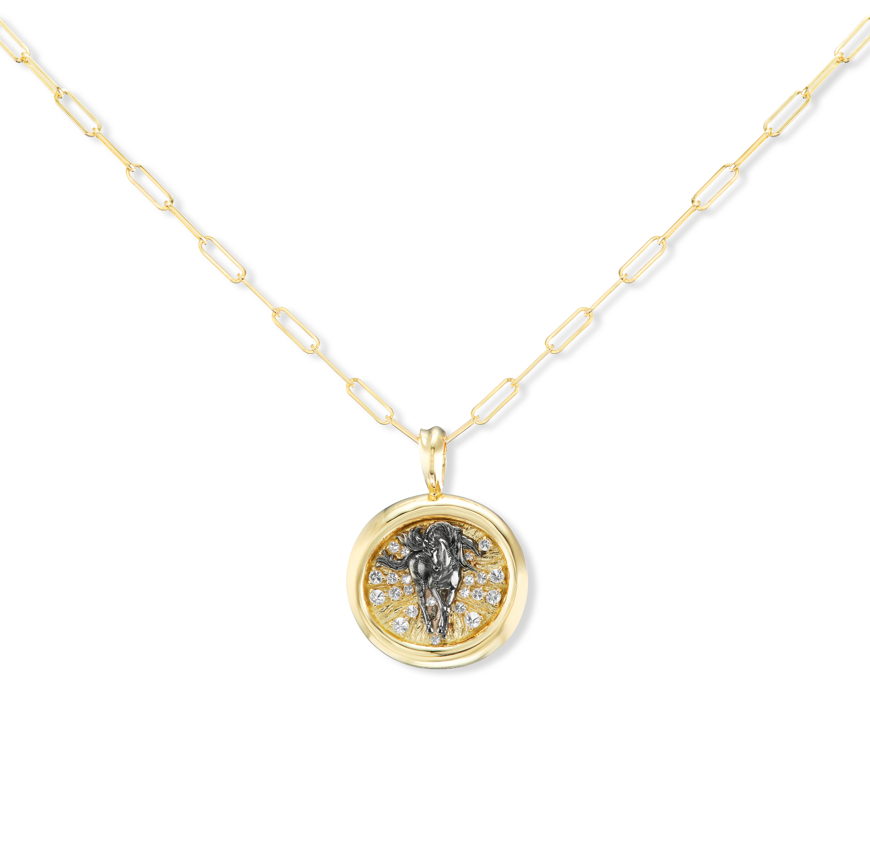 Impeccable Words Strength Signet Pendent