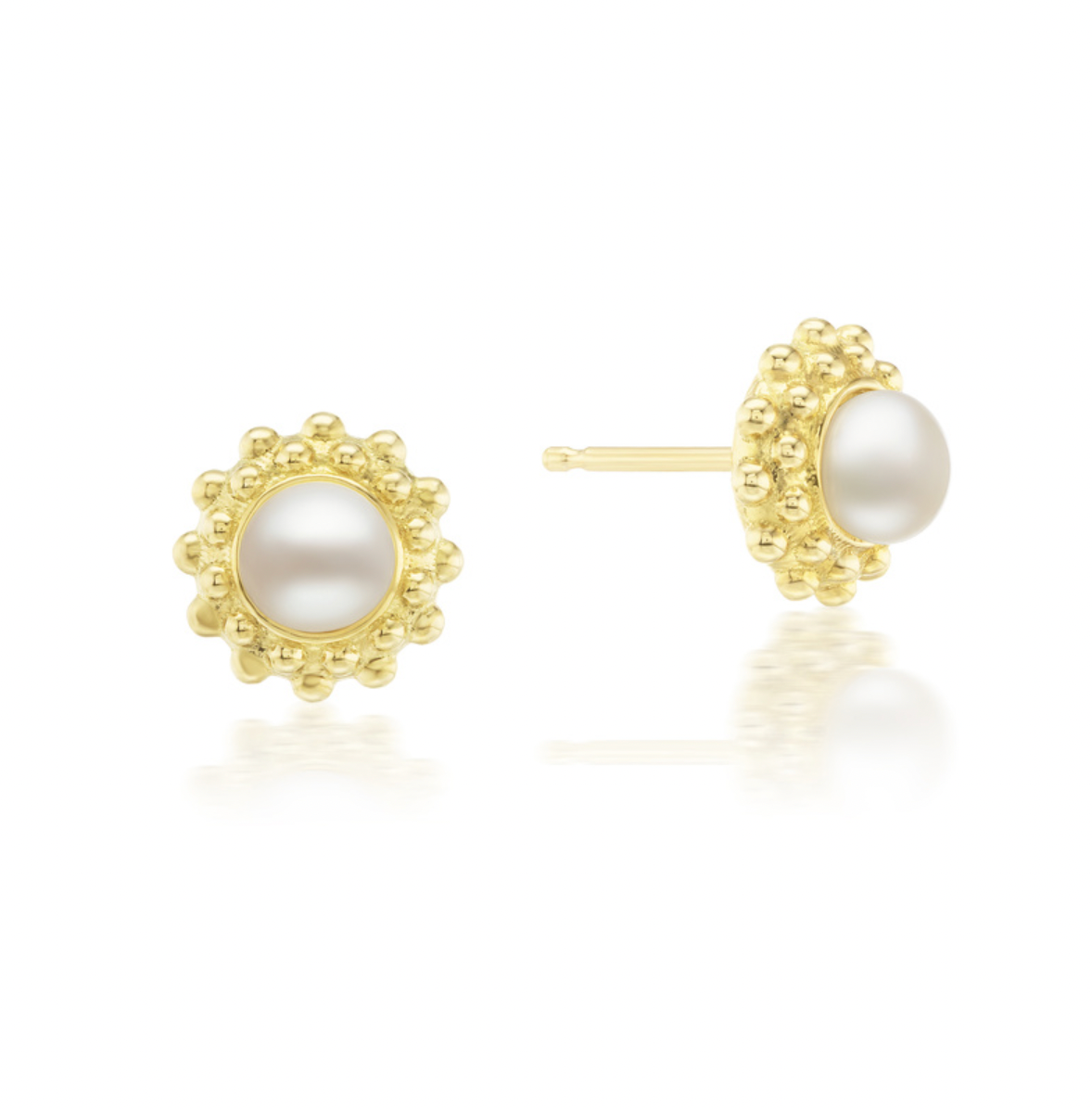 'California Dreaming' Pearl Stud Earrings