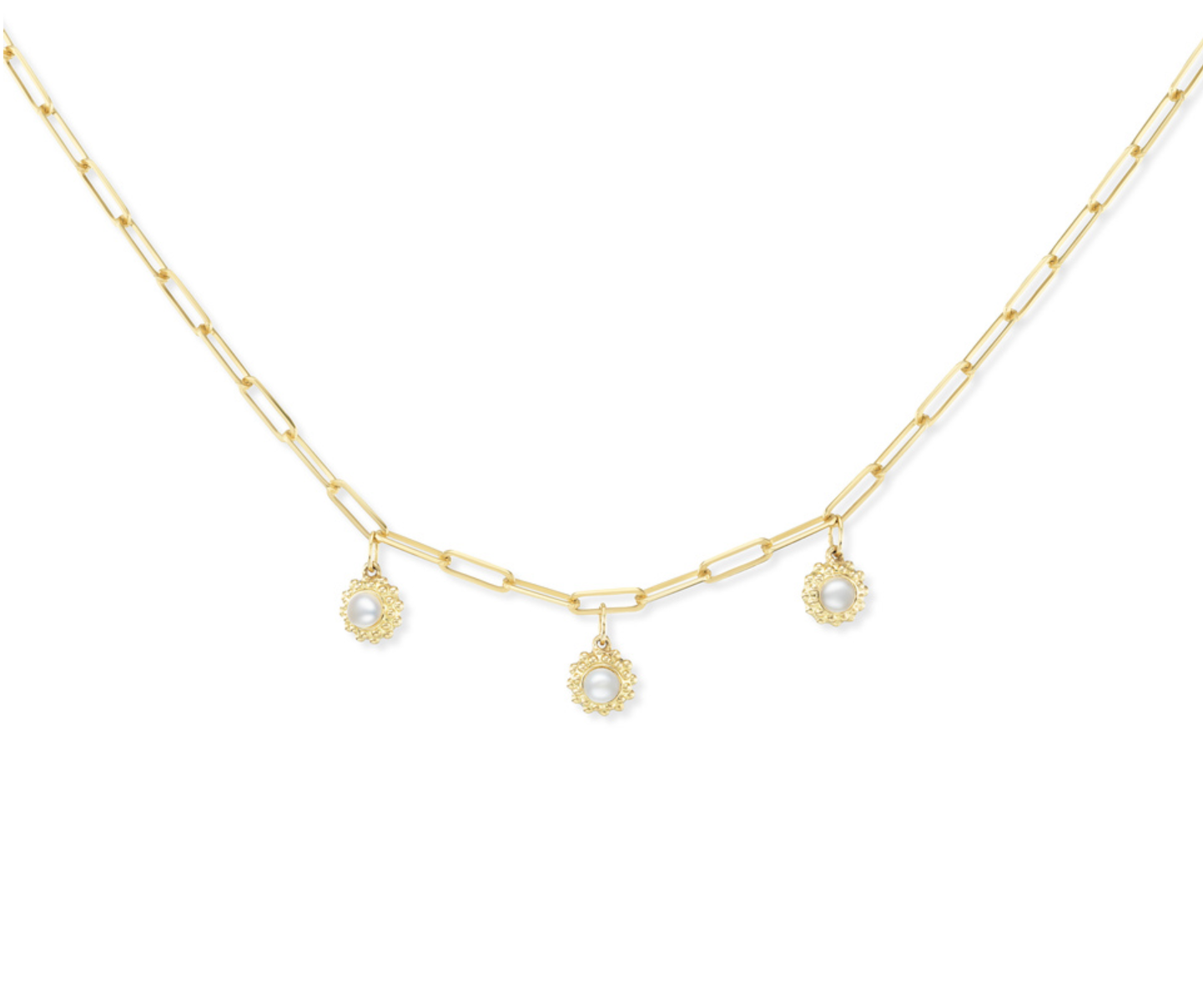'California Dreaming' Lee's Sparkle Shin Pearl Station Necklace