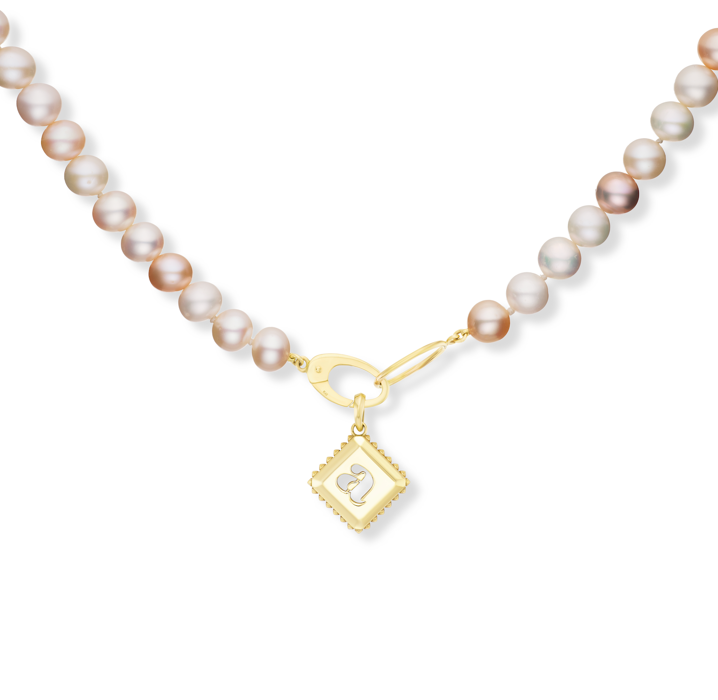 Charm-ing Pink Blush Pearl Necklace