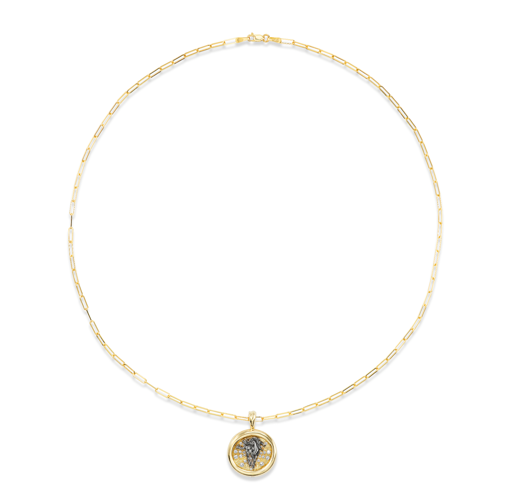 Impeccable Words Strength Signet Pendent