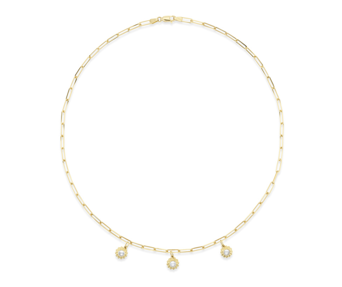 'California Dreaming' Lee's Sparkle Shin Pearl Station Necklace