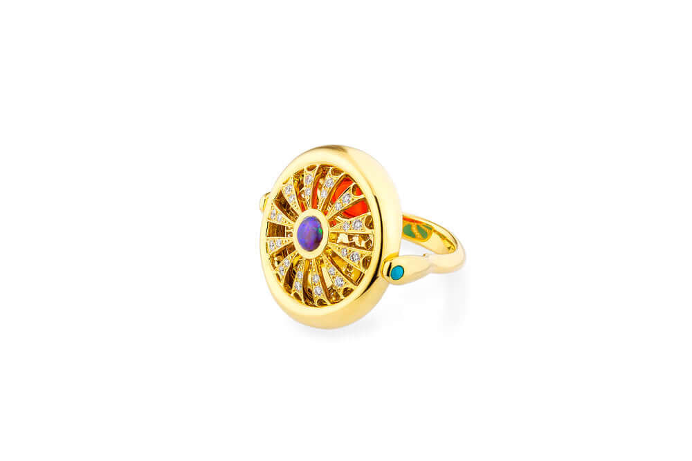 4 Elements: 'Fire' Flip Ring