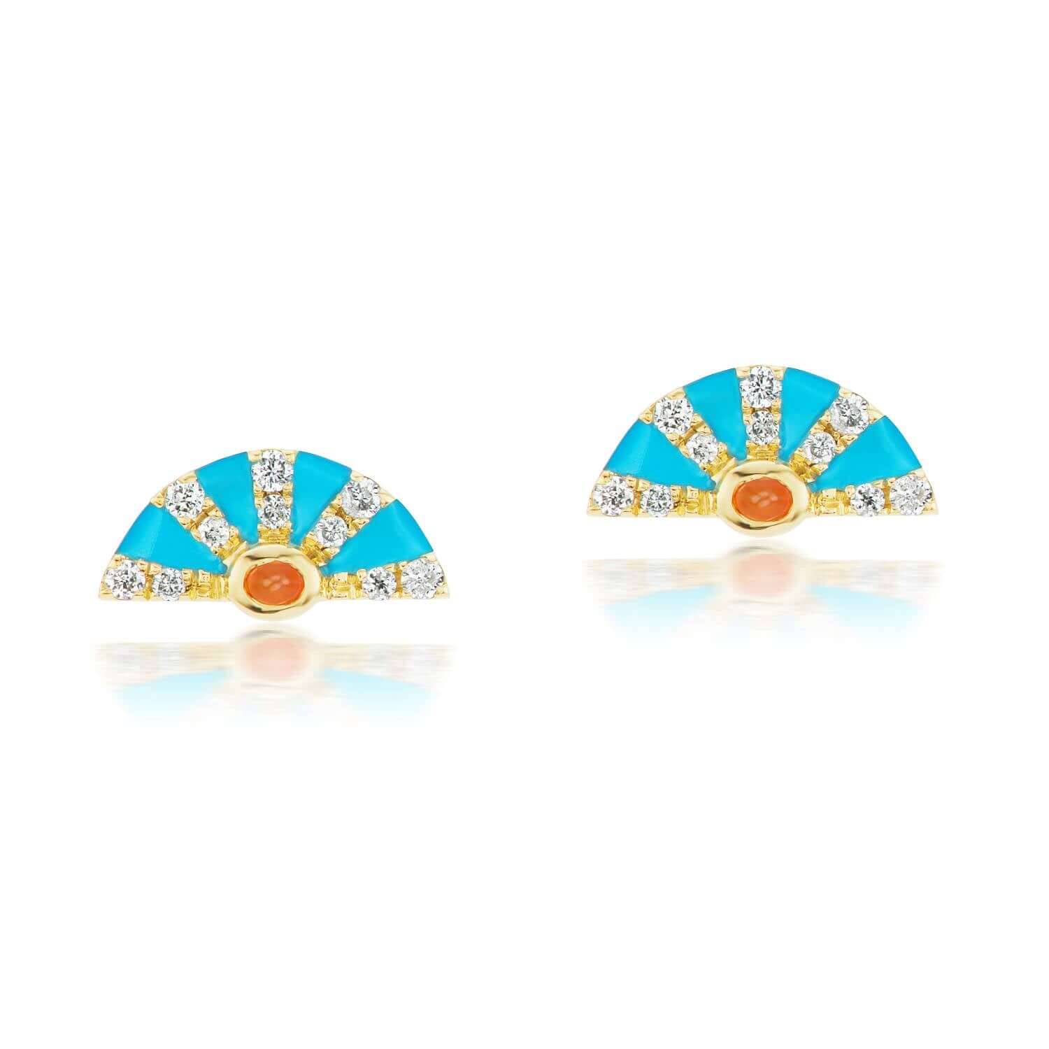 4 Elements: 'Fire' Stud Earrings