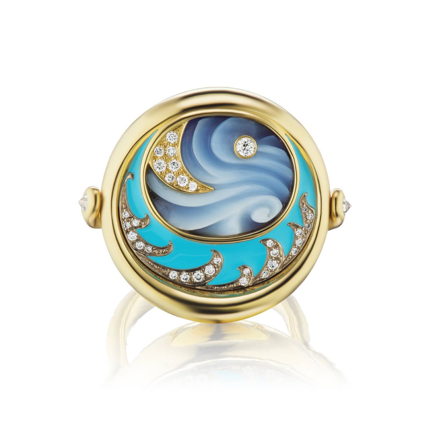 4 Elements: 'Water' Flip Ring