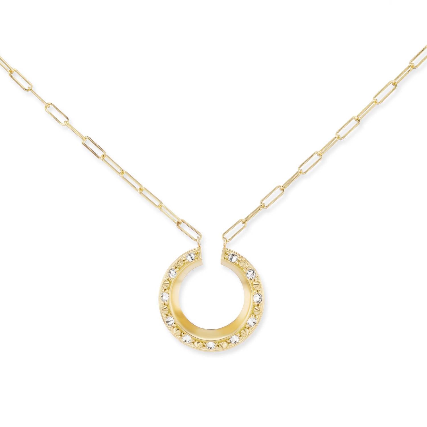 Attitude Twist Diamond Necklace