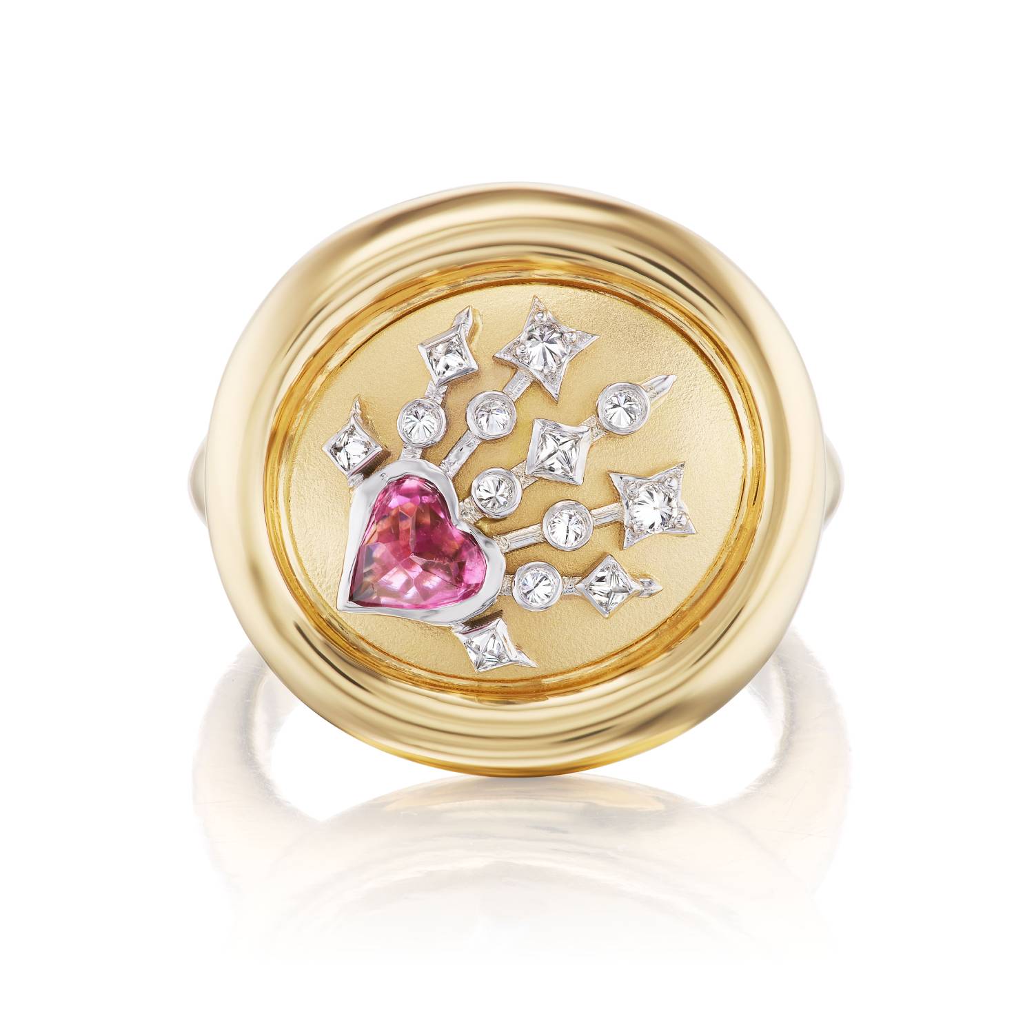 Impeccable Words Love Signet Ring