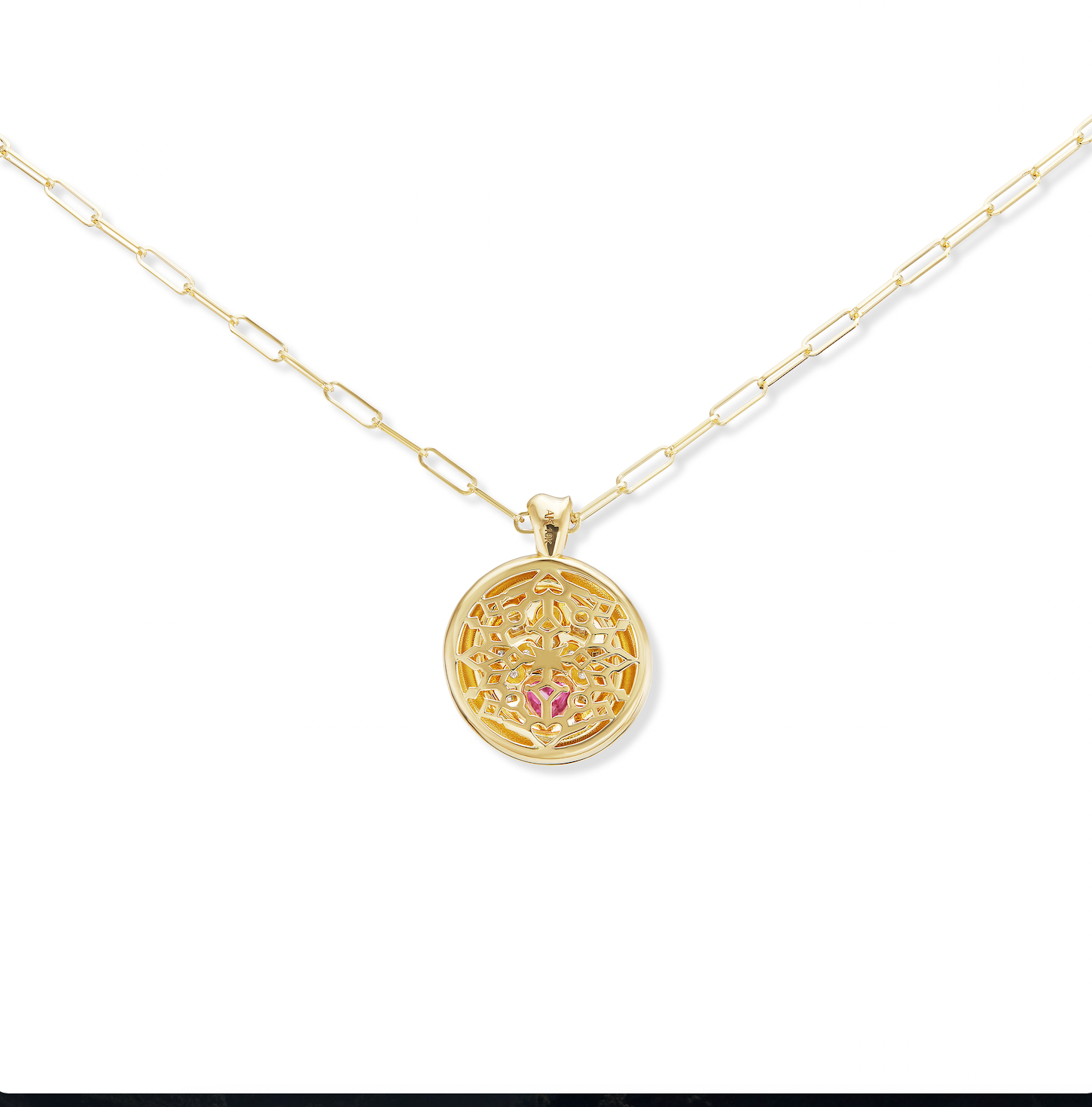 Impeccable Words Love Signet Pendant