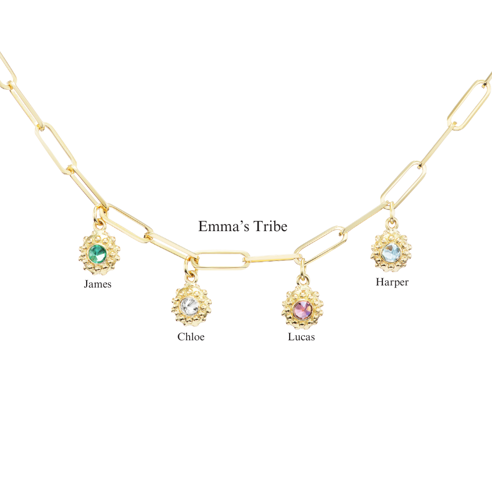 'Tribe' Paperclip Gold Chain