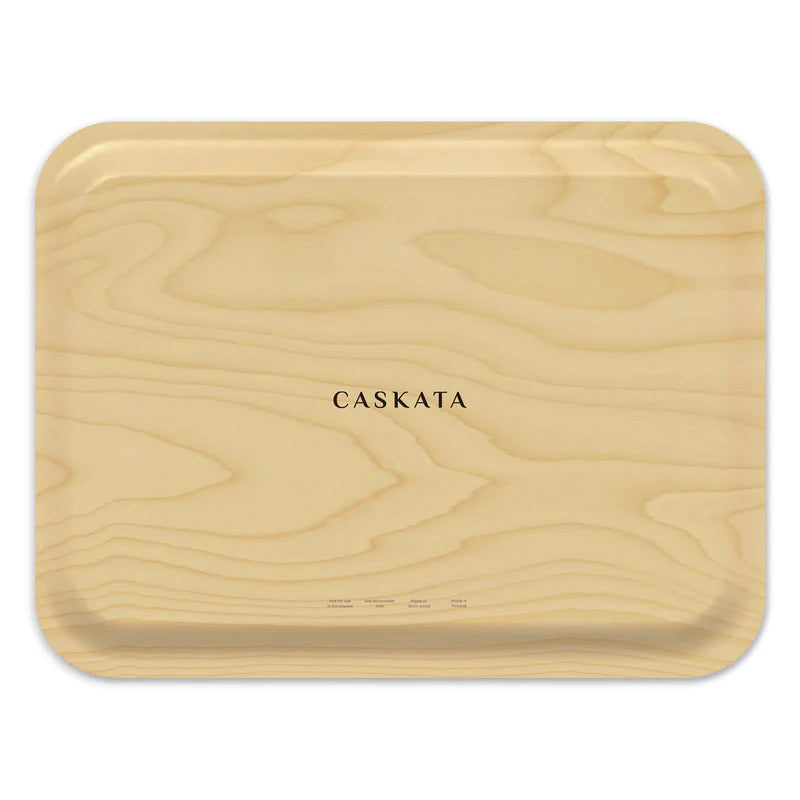 Artichoke Large Rectangular Birchwood Tray
