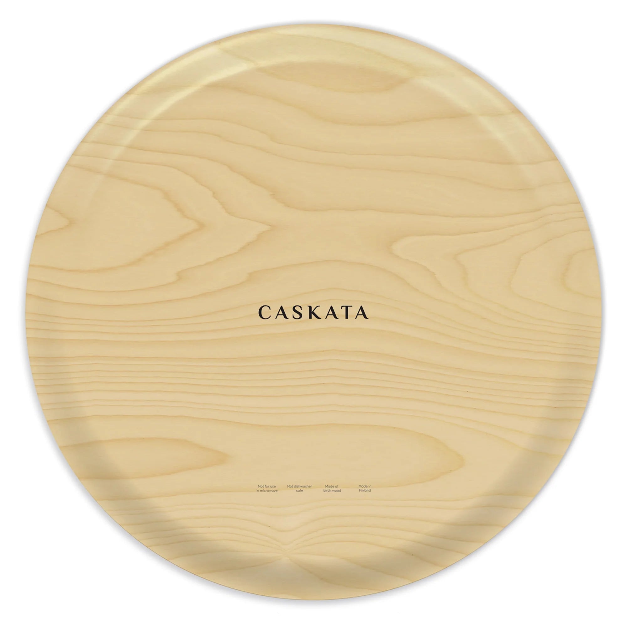 Horseshoe Crab Large Round Birchwood Tray