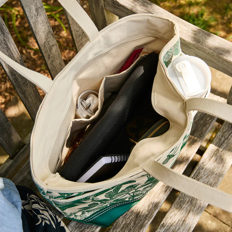 Caskata x Steele Everyday Tote Bag Arbor Green