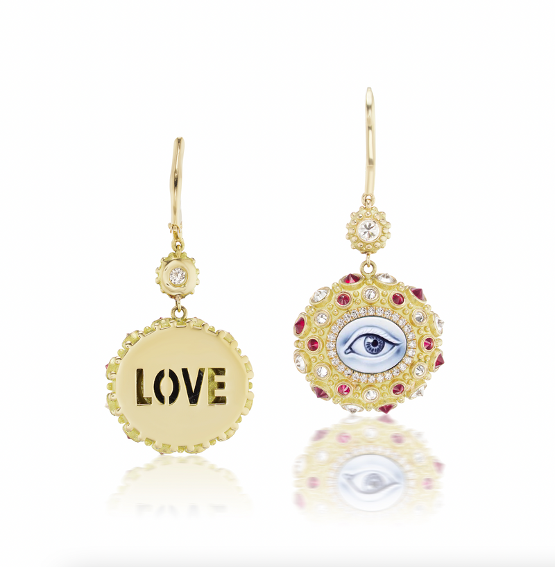 Eye Love Charlotte Ruby Earrings