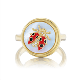 4 Element Ladybug Ring