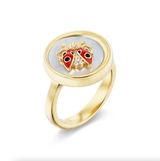 4 Element Ladybug Ring