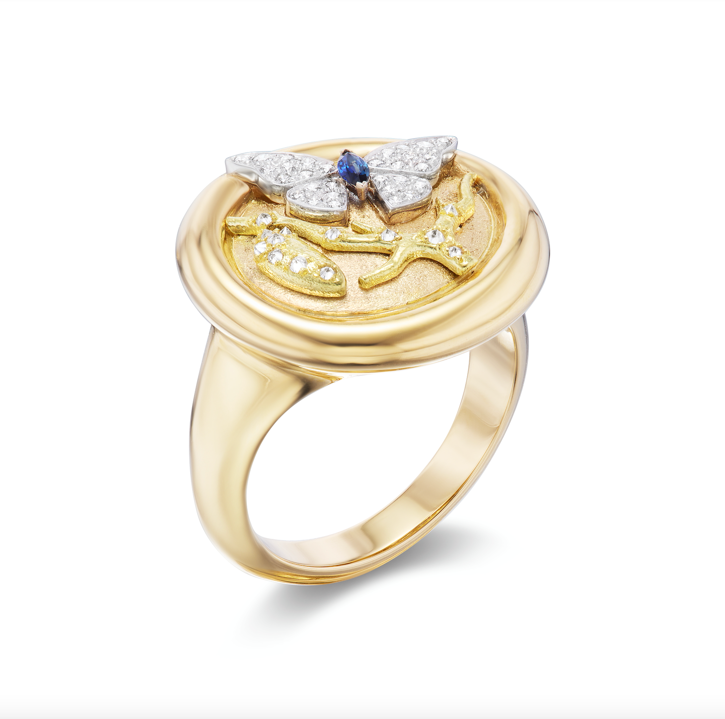 Sun Flower Signet Ring Women, Gold Signet Ring, Sun Jewelry, Rings for  Woman, open ring– annikabella