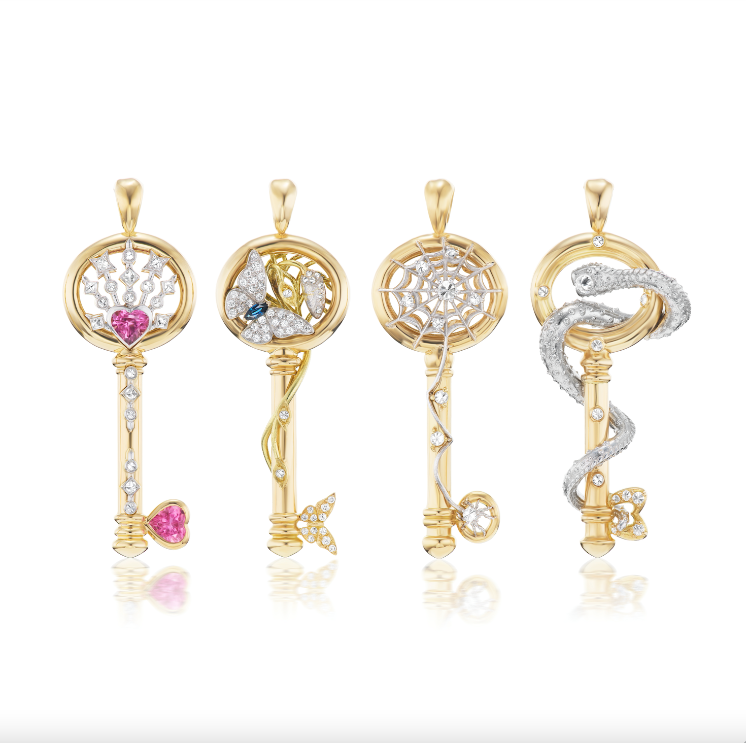 Evolution Butterfly Key Necklace