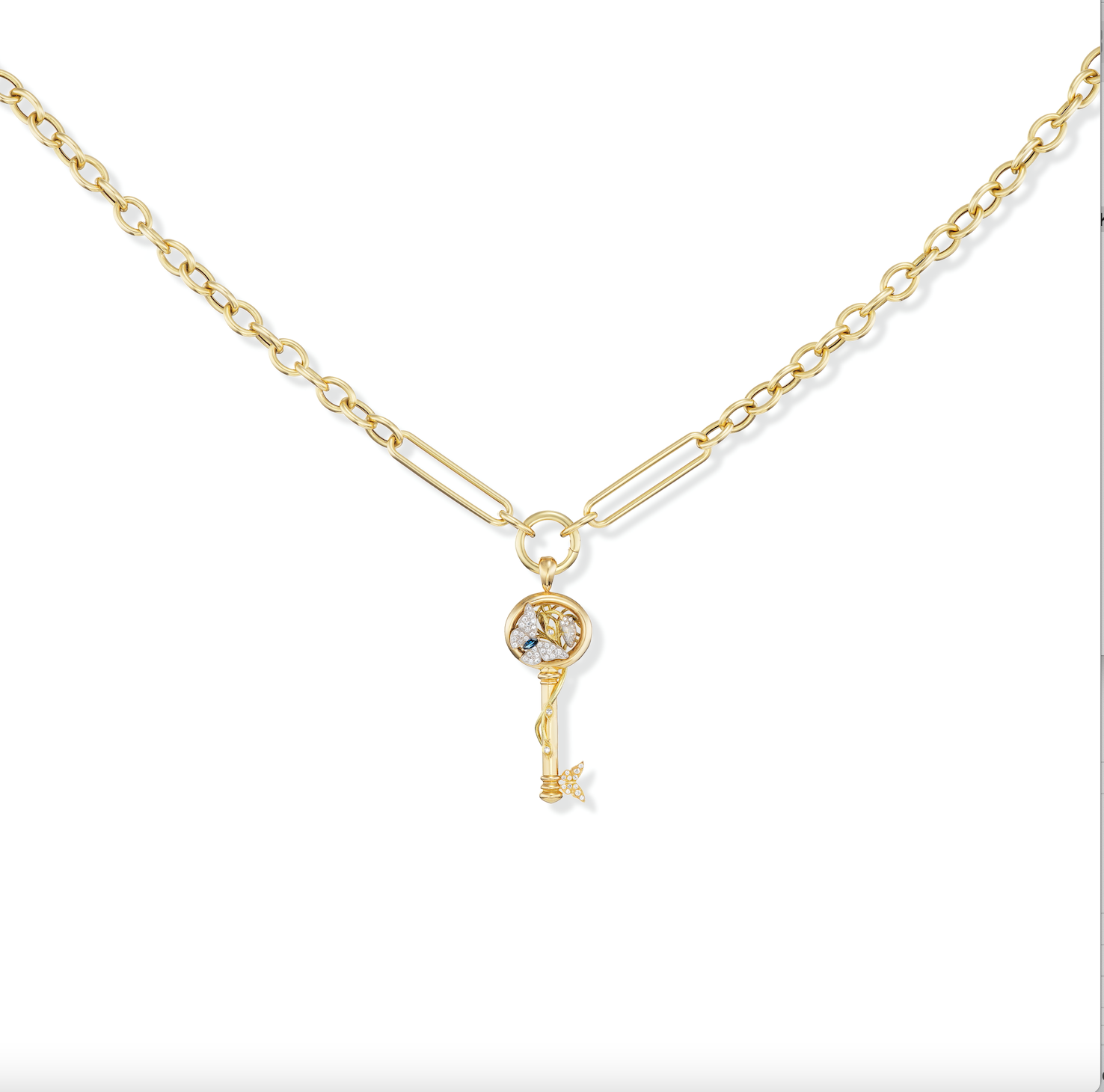 Evolution Butterfly Key Necklace