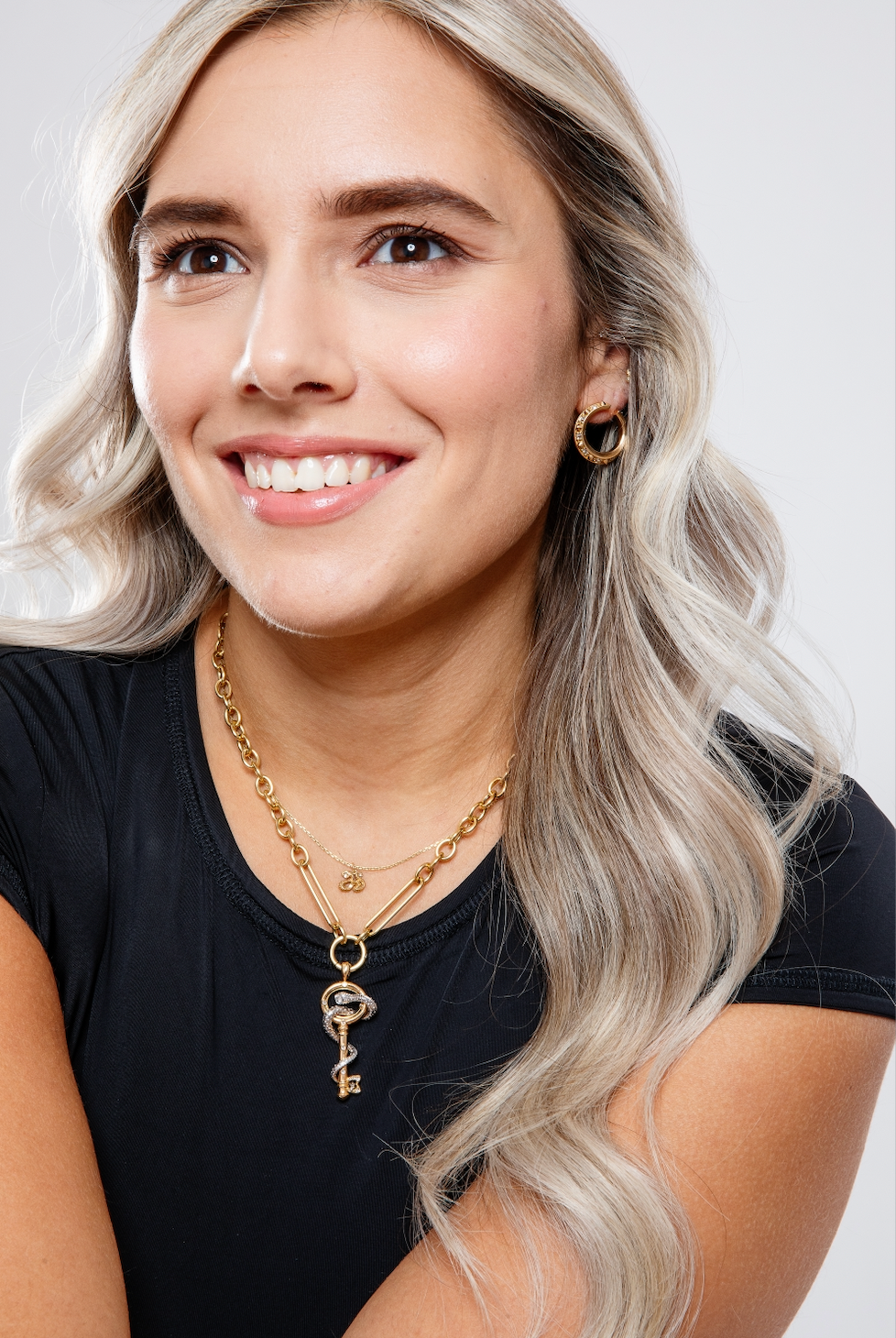 Wisdom Serpent Key Necklace