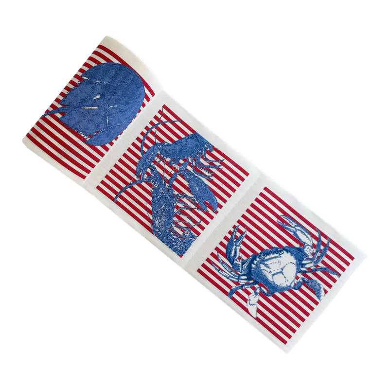 Seaside Stripes Cocktail Napkin Roll
