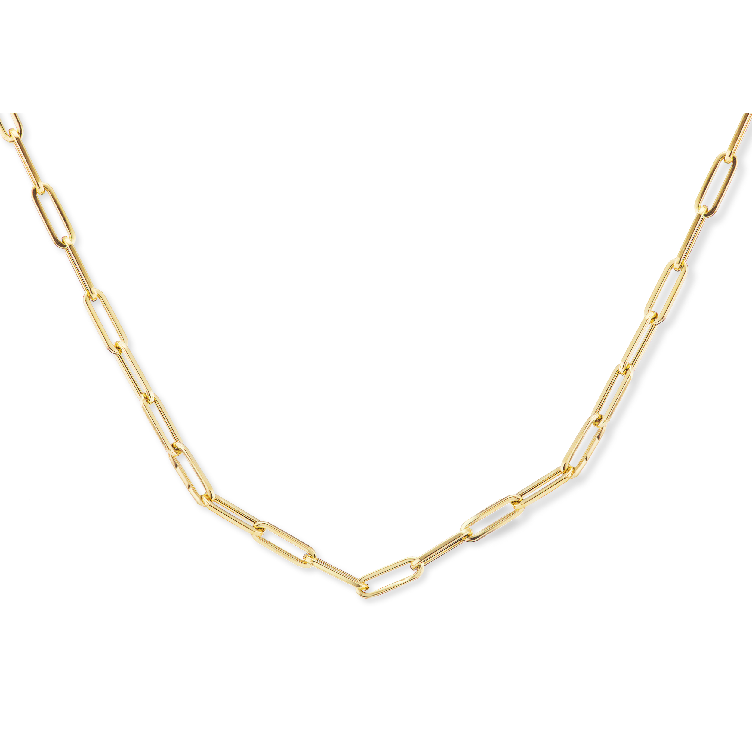 'Tribe' Paperclip Gold Chain