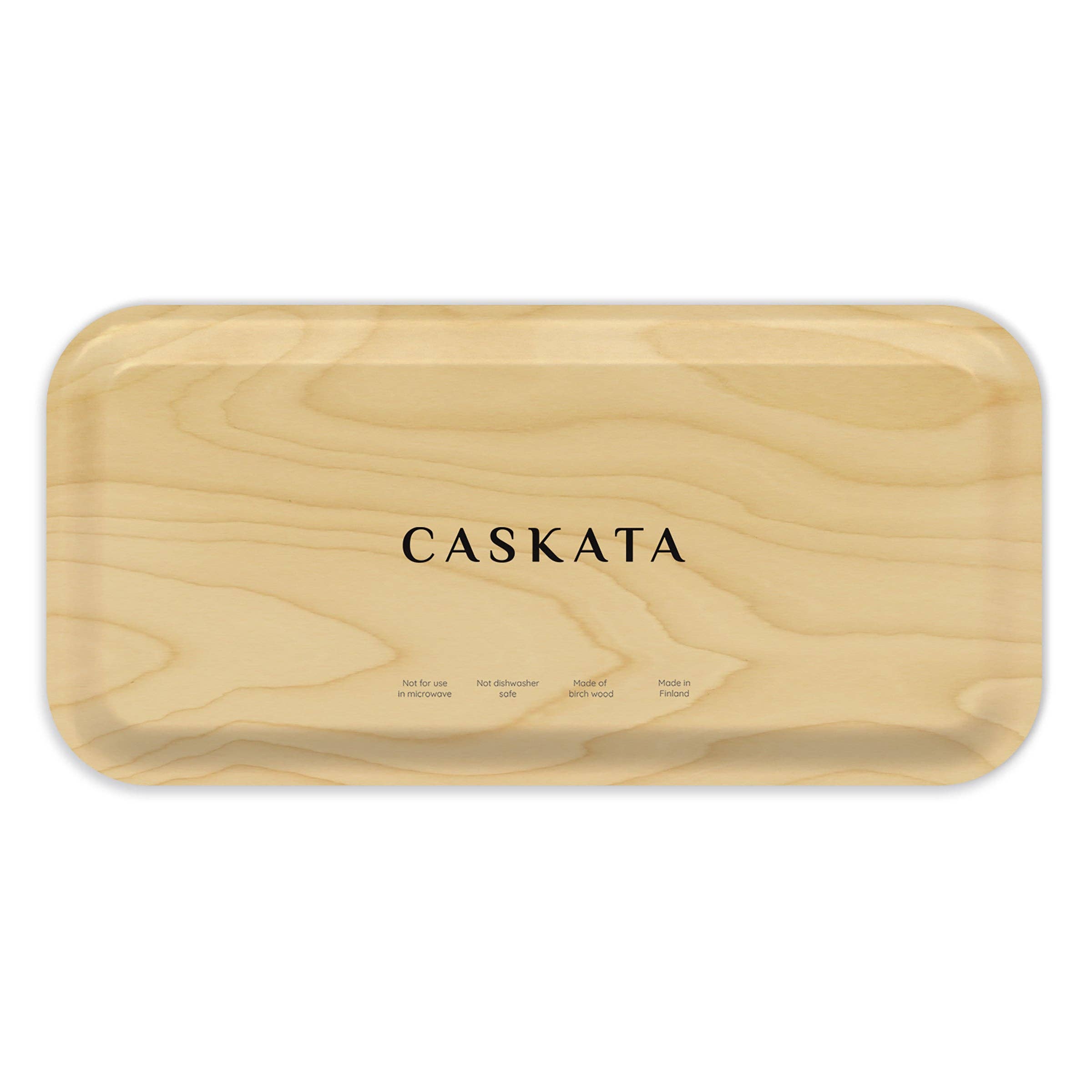 School of Fish Small Rectangular Birchwood Tray