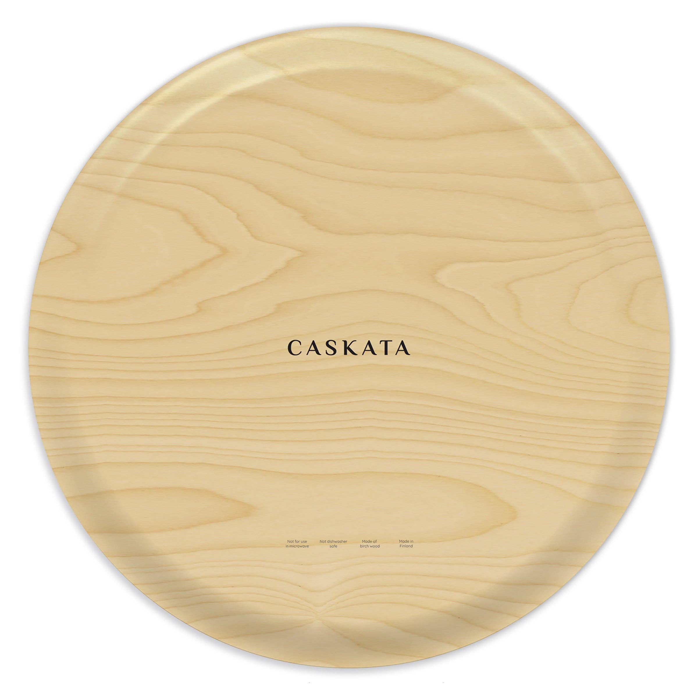 Horseshoe Crab Large Round Birchwood Tray