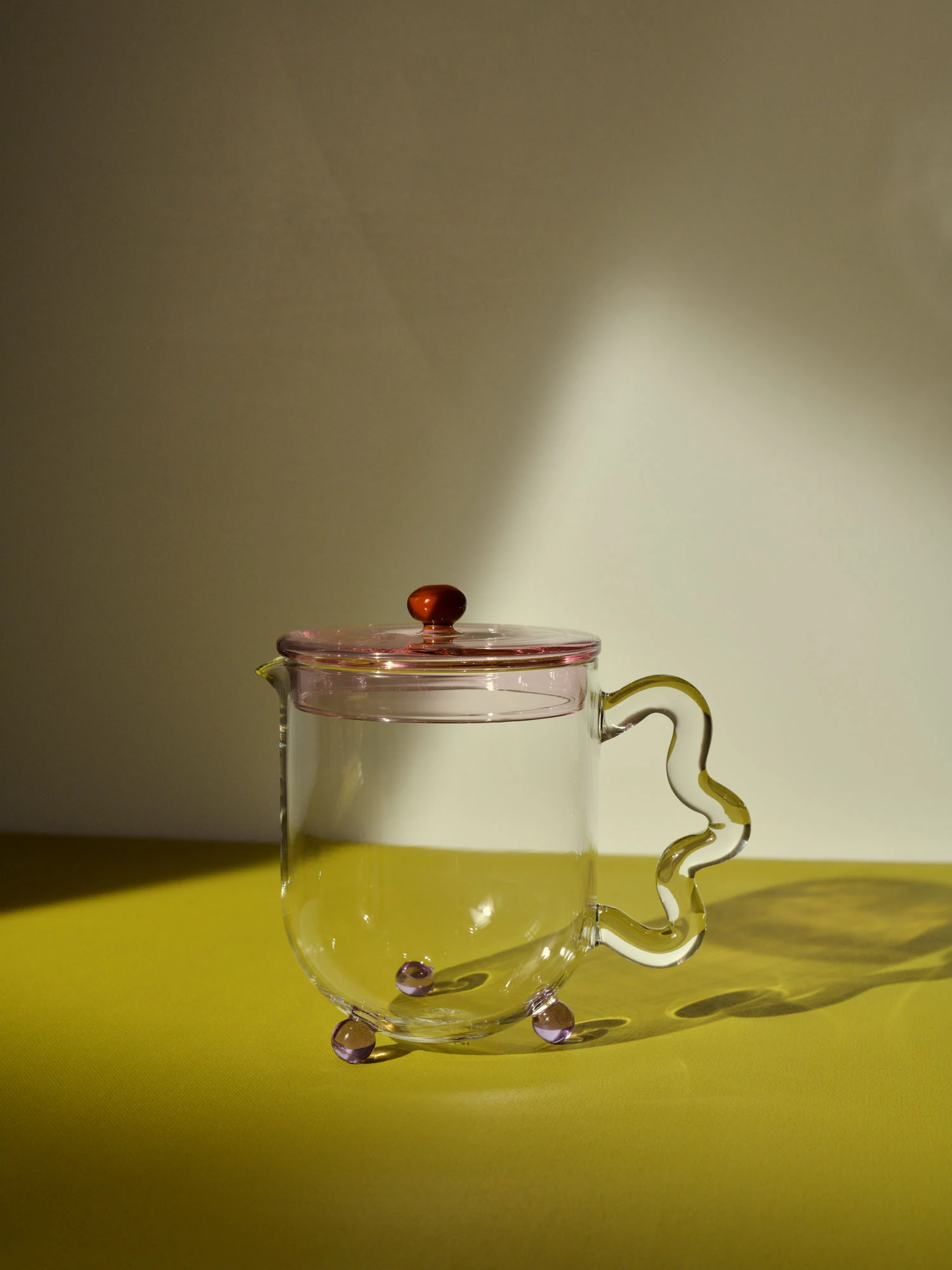 The Qi - Bloom glass teapot
