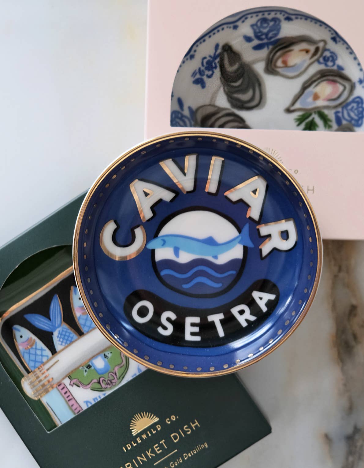 Porcelain Trinket Dish | Caviar