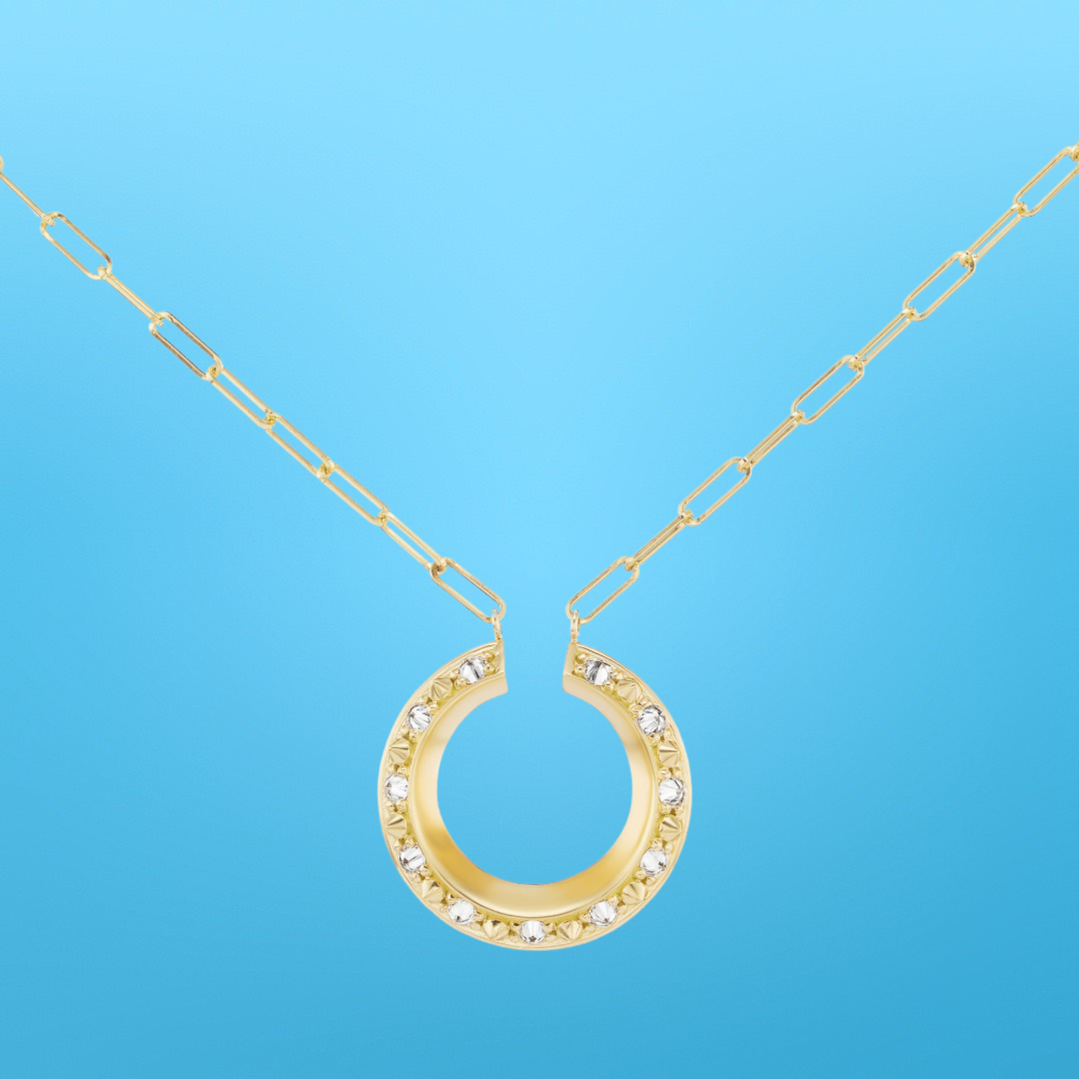 Attitude Twist Diamond Necklace