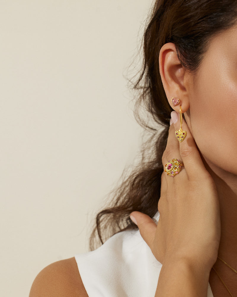 Pierce Your Heart Bleeding Heart Drop Earrings