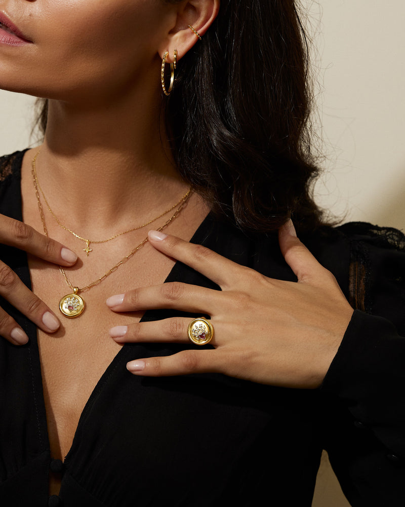 Impeccable Words Love Signet Ring