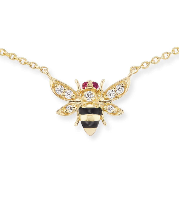 4 Element Bee Charm Necklace