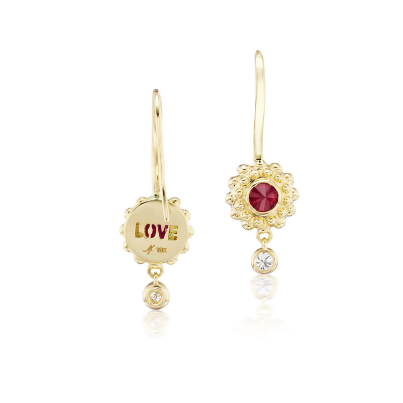 Ruby Evo Drop Earrings