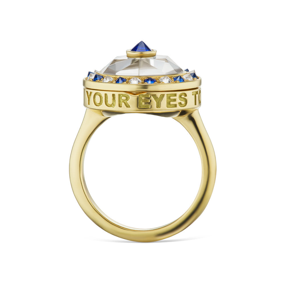 Eye Love Locket Ring