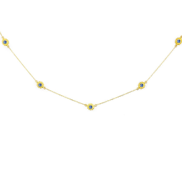 Intuition Blue Sapphire Necklace
