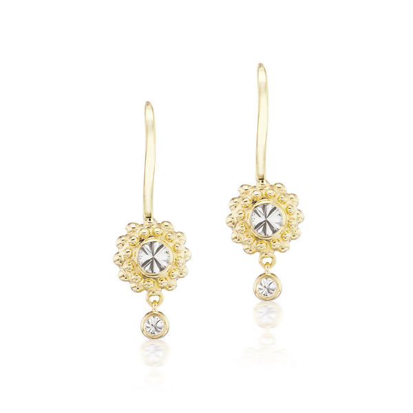 Diamond Evo Drop Earrings