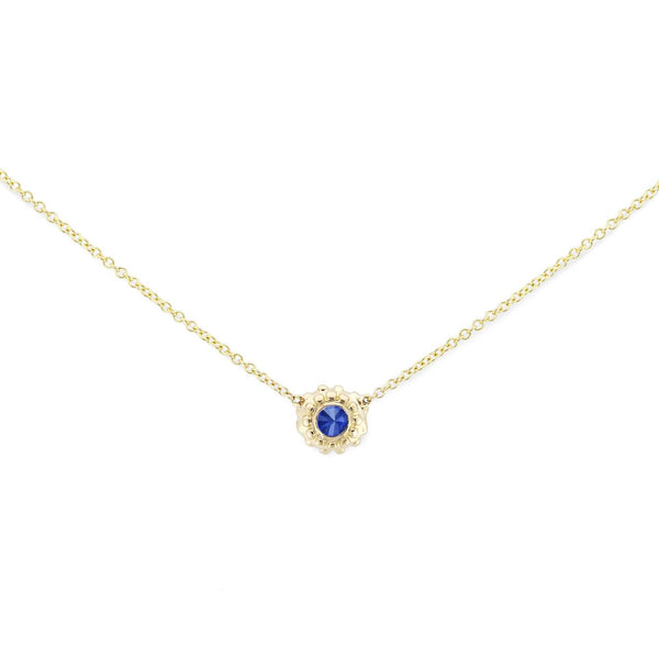 Evo Blue Sapphire Necklace