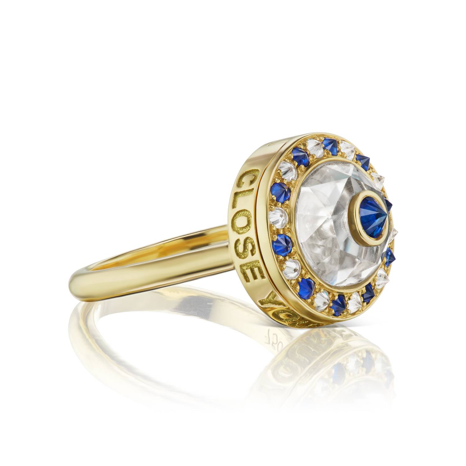 Eye Love Locket Ring