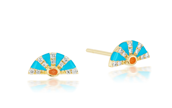 4 Element Fire Stud Earrings