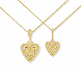 Pierce Your Heart Mini Gold  Necklace